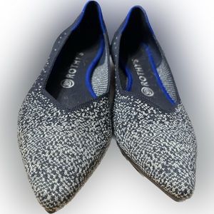 9.5 Rothy’s Slate Metallic Points